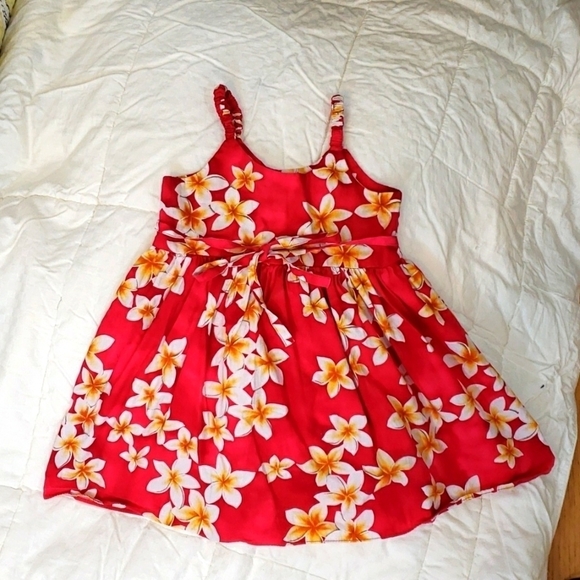 ROYAL Hawaiian Creations Children Red Floral Size XL - Picture 2 of 5